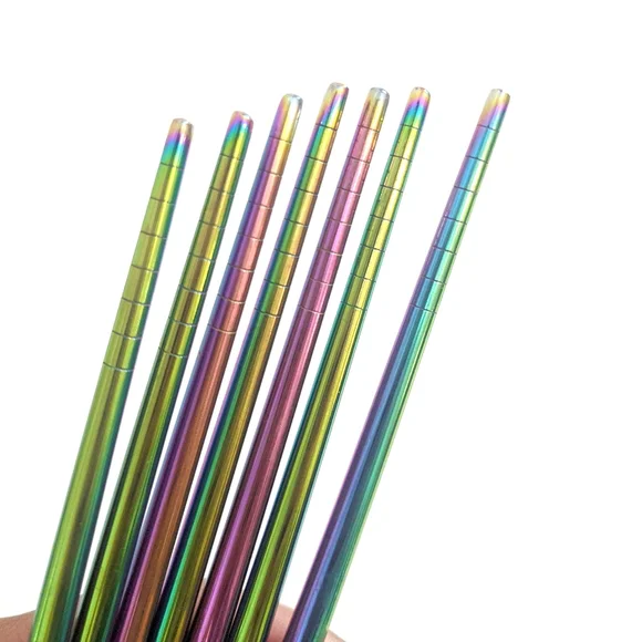 Rainbow Iridescent Chopsticks - Picture 3 of 4